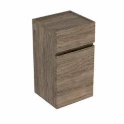 Geberit Renova Plan 70cm Low Level Bathroom Cabinet - Textured Foil - Hickory - 501.921.JR.1