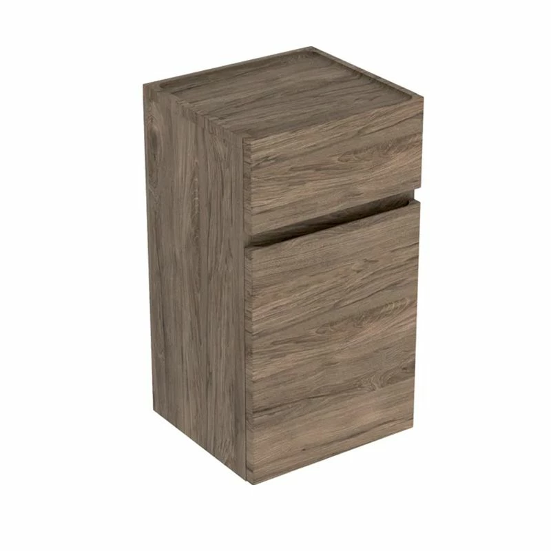 Geberit Renova Plan 70cm Low Level Bathroom Cabinet - Textured Foil - Hickory - 501.921.JR.1 1 Geberit Renova Plan 70cm Low Level Bathroom Cabinet - Textured Foil - Hickory - 501.921.JR.1