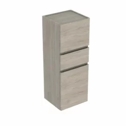 Geberit Renova Plan 105cm Medium Level Bathroom Cabinet - Textured Foil - Light Hickory - 501.922.00.1