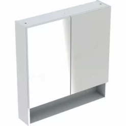 Geberit Selnova Square 2 Doors Mirror Cabinet 588mm - White - 501.264.00.1