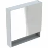 Geberit Selnova Square 2 Doors Mirror Cabinet 788mm - White - 501.268.00.1