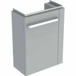 Geberit Selnova Compact RH Vanity Unit For 500mm Basin - Grey - 501.497.00.1