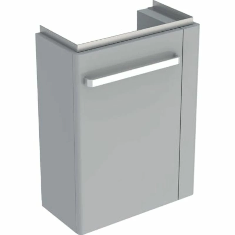 Geberit Selnova Compact RH Vanity Unit For 500mm Basin - Grey - 501.497.00.1 1 Geberit Selnova Compact RH Vanity Unit For 500mm Basin - Grey - 501.497.00.1