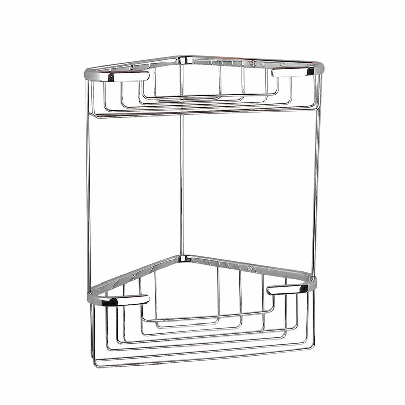 Miller Classic Large Two Tier Corner Basket Chrome - 655C 1 Miller Classic Large Two Tier Corner Basket Chrome - 655C