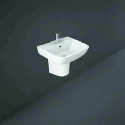 RAK Ceramics Series 600 Semi Pedestal For 52cm Basin - S600HPED