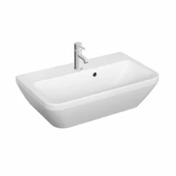 Vitra Integra 600mm Washbasin 1 Tap Hole - White - 7088L003-0001