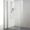 Ideal Standard SYNERGY Wetroom Panel IdealClean 8MM Glass 300mm Bright Silver Frame - L6228EO