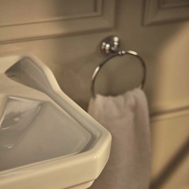 Roca Carmen Towel Ring - Chrome - 817002001 2 Roca Carmen Towel Ring - Chrome - 817002001 - Image 2