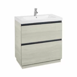 Roca Lander 800mm 2 Drawer Basin Unit - Nordic Ash - 857267434