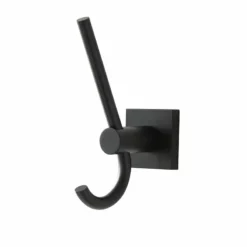 Miller Atlanta Double Robe Hook Black - 8812B