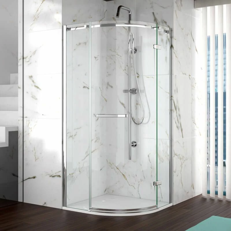 Merlyn 8 Series Frameless 1 Door Quadrant Shower Enclosure 1000mm - A0602ZH 1 Merlyn 8 Series Frameless 1 Door Quadrant Shower Enclosure 1000mm - A0602ZH