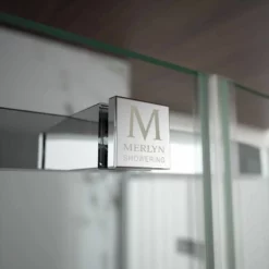 Merlyn 8 Series Frameless 1 Door Quadrant Shower Enclosure With Tray 800mm - A0601THB -IDEAL STANDARD Shop 8 s 8seriesframelessbadgeclose up 10