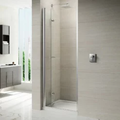 Merlyn 8 Series Frameless Hinged Bifold Shower Door With Tray 760mm - M87111B 13 Merlyn 8 Series Frameless Hinged Bifold Shower Door With Tray 760mm - M87111B -IDEAL STANDARD Shop 8 s 8seriesframelesshingedbifoldopeninrecess 3