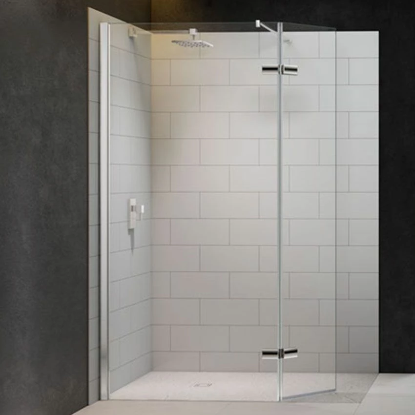 Merlyn 8 Series Showerwall With Hinged Swivel Panel 1250mm - M8SW261 1 Merlyn 8 Series Showerwall With Hinged Swivel Panel 1250mm - M8SW261