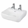 RAK Ceramics Metropolitan 42cm Basin 2 Tap Holes - MET42BAS2