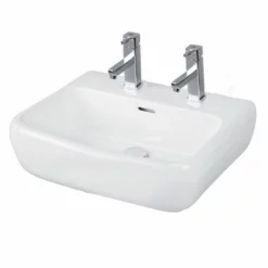 RAK Ceramics Metropolitan 42cm Basin 2 Tap Holes - MET42BAS2