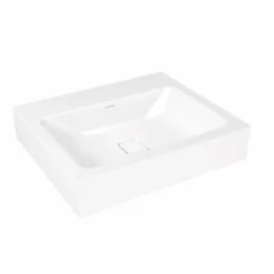 Kaldewei Cono Wall Hung Basin 600x500mm No Overflow & 0TH - 3089 - Alpine White - 902506003001