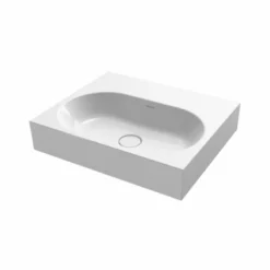 Kaldewei Centro 600mm Countertop Basin With Easy-Clean & 1 Tap Hole - Alpine White - 903006013001