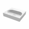 Kaldewei Centro 600mm Wall-Hung Basin With Easy-Clean & 1 Tap Hole - Alpine White - 903406013001