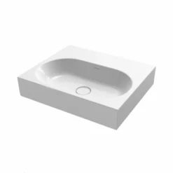 Kaldewei Centro 600mm Wall-Hung Basin With Easy-Clean & 1 Tap Hole - Alpine White - 903406013001