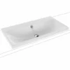 Kaldewei Silenio 900x460mm Inset Countertop Basin 1TH With Sound Insulation & Easy Clean - Alpine White - 904006013001