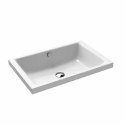 Kaldewei Puro Inset Countertop Basin With Sound Insulation & Easy Clean - 0TH - Alpine White - 908906003001