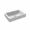 Kaldewei Puro S Countertop Basin With Easy Clean Finish & Sound Insulation - 0TH - Alpine White - 909106003001