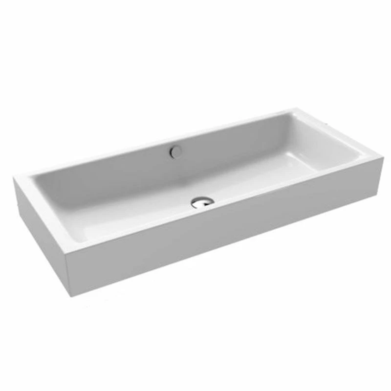 Kaldewei Puro S Countertop Basin With Easy Clean & Sound Insulation - Alpine White - 909206003001 1 Kaldewei Puro S Countertop Basin With Easy Clean & Sound Insulation - Alpine White - 909206003001