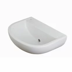 RAK Ceramics Compact 38cm Special Needs Horizontal Outlet Basin No Tap Hole - CO1005AWHA