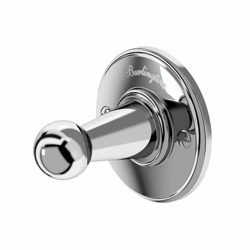 Burlington Single Robe Hook - Chrome - A14CHR 1 Burlington Single Robe Hook - Chrome - A14CHR