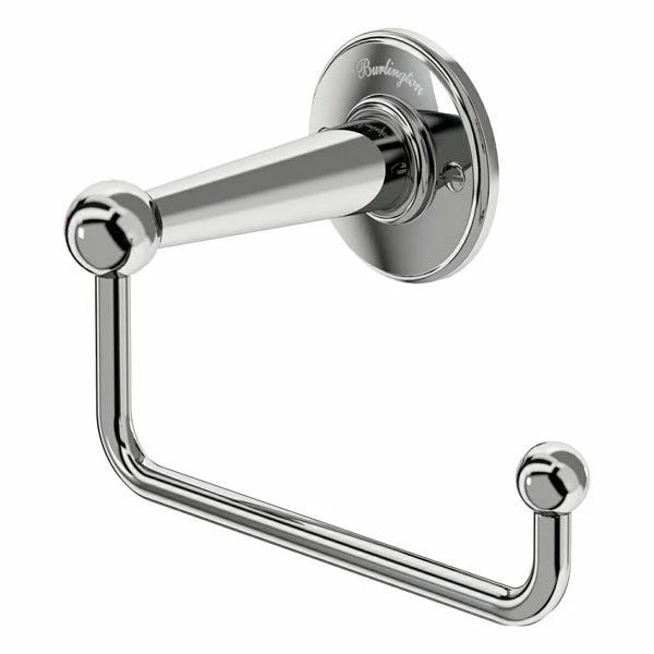 Burlington Open Toilet Roll Loop Holder - Chrome - A16CHR 1 Burlington Open Toilet Roll Loop Holder - Chrome - A16CHR