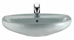 Roca Laura Wall Hung Basin 1 Taphole - 600 X 490mm - 326392005
