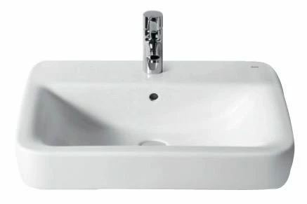 Roca Senso Square 55cm Basin One Tap Hole - Basin Only 1 Roca Senso Square 55cm Basin One Tap Hole - Basin Only