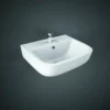 RAK Ceramics Series 600 40cm Wall Hung Hand Basin 1 Tap Hole - S60040BAS1