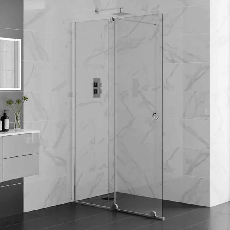 Aquadart Rolla 8 Sliding Wetroom Panel 1200mm - AQ8942S 1 Aquadart Rolla 8 Sliding Wetroom Panel 1200mm - AQ8942S