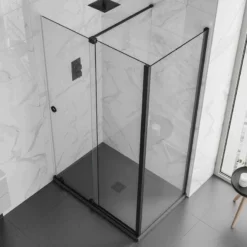 Aquadart Rolla 8 Side Panel 700mm Matt Black - AQ8948-BLK