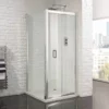 Aquadart Venturi 6 Framless Bifold Shower Door 1000mm - AQ9374S