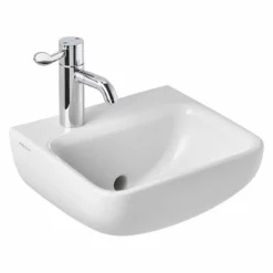 Armitage Shanks Contour 21+ 40cm Back Outlet Washbasin With 1 Left Hand Tap Hole - S0433HY