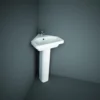 RAK Ceramics Resort Slim Standard Height Pedestal For 50cm Basin & 45cm Corner Basin - RSTSLPED