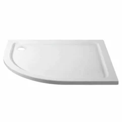 April Slimline Offset Quadrant Shower Left Hand Tray Ex. 90mm Waste 1200mm X 900mm - TR9-1290Q-L