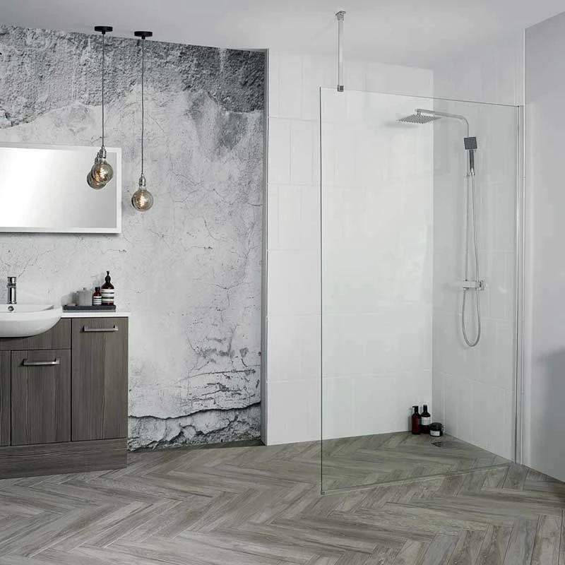 Aquadart Wetroom 8 Glass Panel 1000mm - AQ8245S 1 Aquadart Wetroom 8 Glass Panel 1000mm - AQ8245S