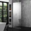 Aquadart 10mm 700mm Wetroom Panel Smoked Glass - AQ8410-SM