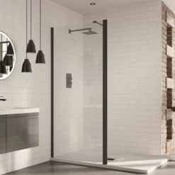 Aquadart Wetroom 8 Profile Pack Matt Black - AQ8661BLK