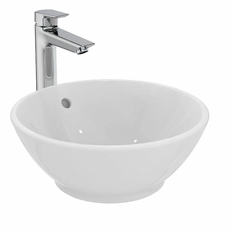 Armitage Shanks Edit R 38cm Countertop Washbasin Without Tap Holes - S078801 1 Armitage Shanks Edit R 38cm Countertop Washbasin Without Tap Holes - S078801