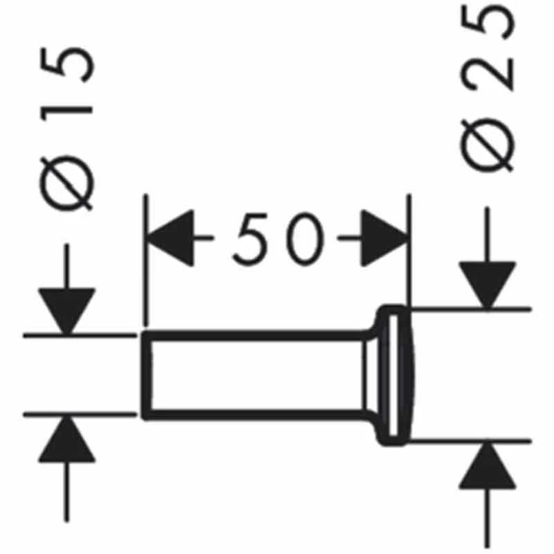 AXOR Universal Circular Towel Hook - Brushed Bronze - 42811140 2 AXOR Universal Circular Towel Hook - Brushed Bronze - 42811140 - Image 2