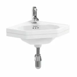 Burlington Corner 598mm Basin - White - B10