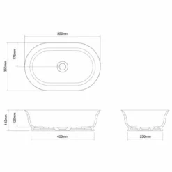 Clearwater Florenza Countertop Basin - White - B11ECS -IDEAL STANDARD Shop b11ecs dimensions