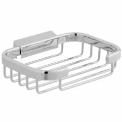 Vado Small Rectangular Wall Mounted Basket - Chrome - BAS-2001-C/P