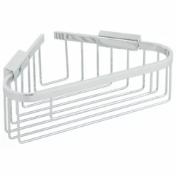 Vado Basket Large Triangular Corner Wall Mounted - Chrome - BAS-2015L-C/P