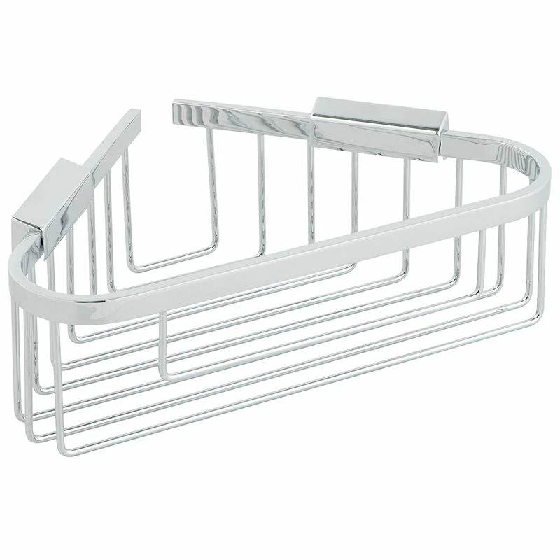 Vado Basket Large Triangular Corner Wall Mounted - Chrome - BAS-2015L-C/P 1 Vado Basket Large Triangular Corner Wall Mounted - Chrome - BAS-2015L-C/P